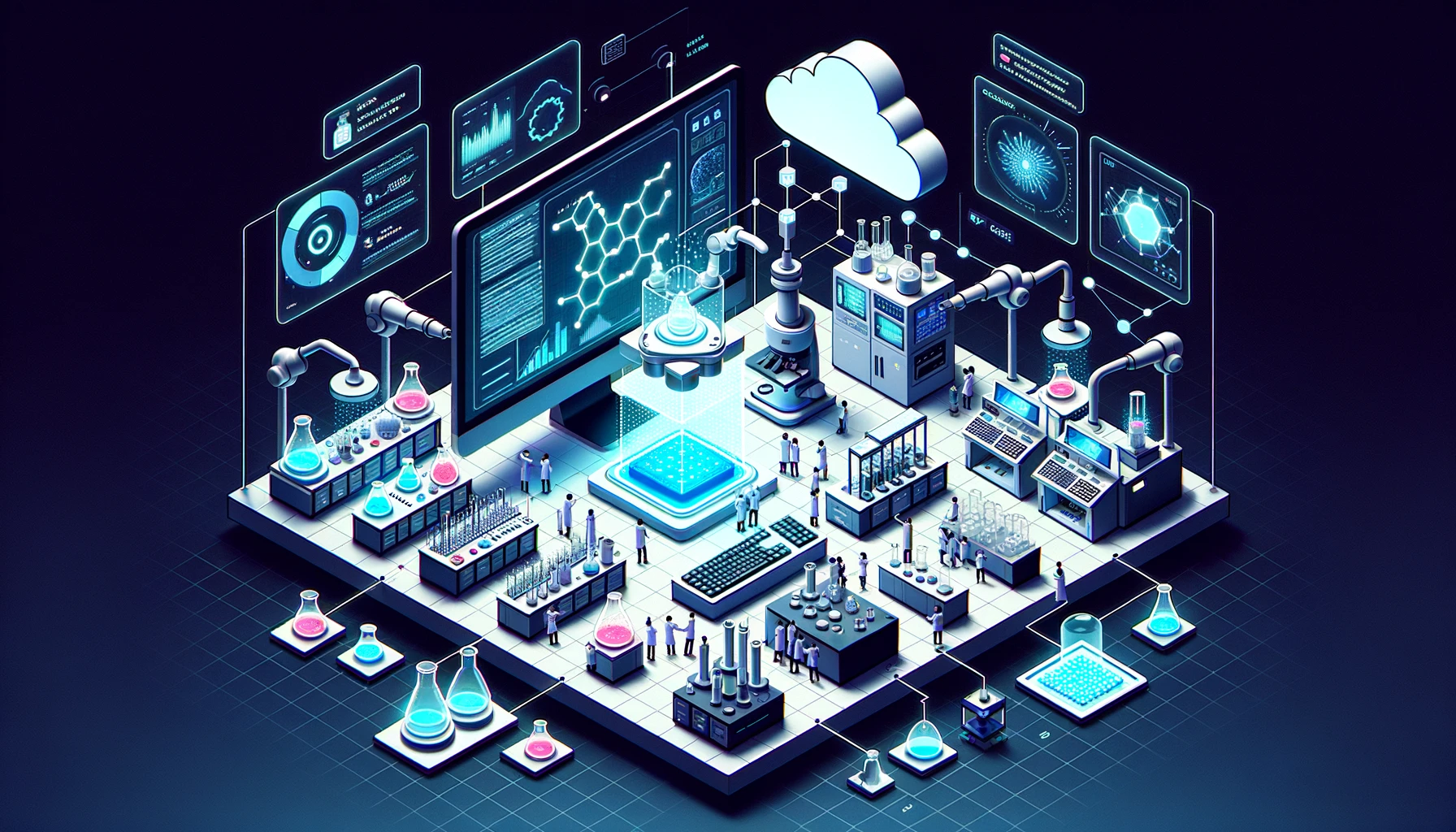 Abstract background representing technology and innovation